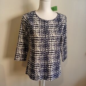 Emily Daniels Petite Women's Blouse Navy blue SP